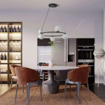 Lampa wisząca GAMA 5 CZARNY 33383 SIGMA